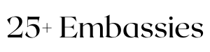 25+ Embassies